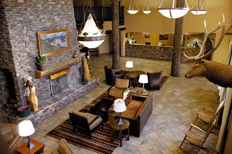 The Grand Hotel At The Grand Canyon Tusayan Εξωτερικό φωτογραφία The lobby at the Grand Teton National Park Lodge